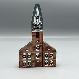 1989 Cats Meow New England Christmas Series Old South Meeting House Faline Wood